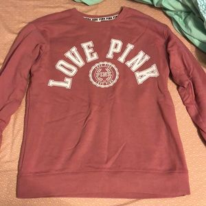 Pink Victoria Secret Sweatshirt